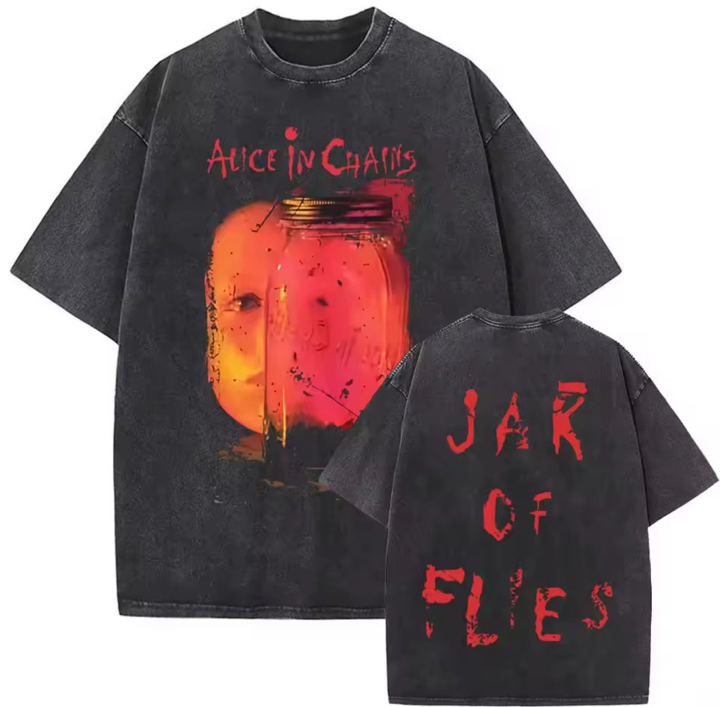 Alice in Chains Graphic T-Shirt - Cotton Oversized Tee