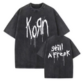 Korn Graphic T-Shirt - Cotton Oversized Tee