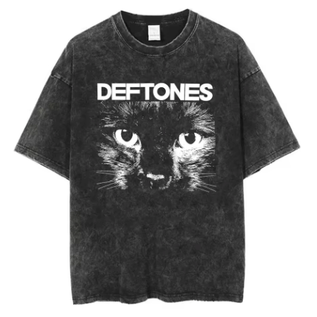 Deftones Graphic T-Shirt - Cotton Oversized Tee