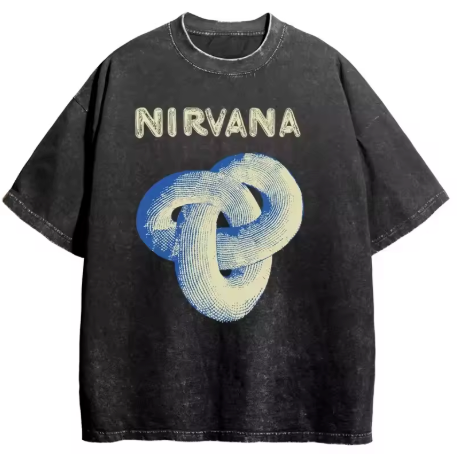 Nirvana Graphic T-Shirt - Cotton Oversized Tee