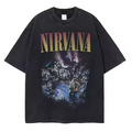 Nirvana Graphic T-Shirt - Cotton Oversized Tee