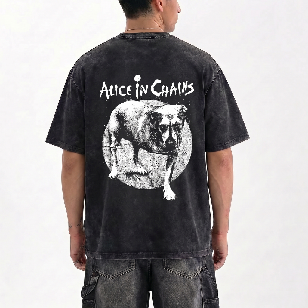 Alice in Chains Graphic T-Shirt - Cotton Oversized Tee