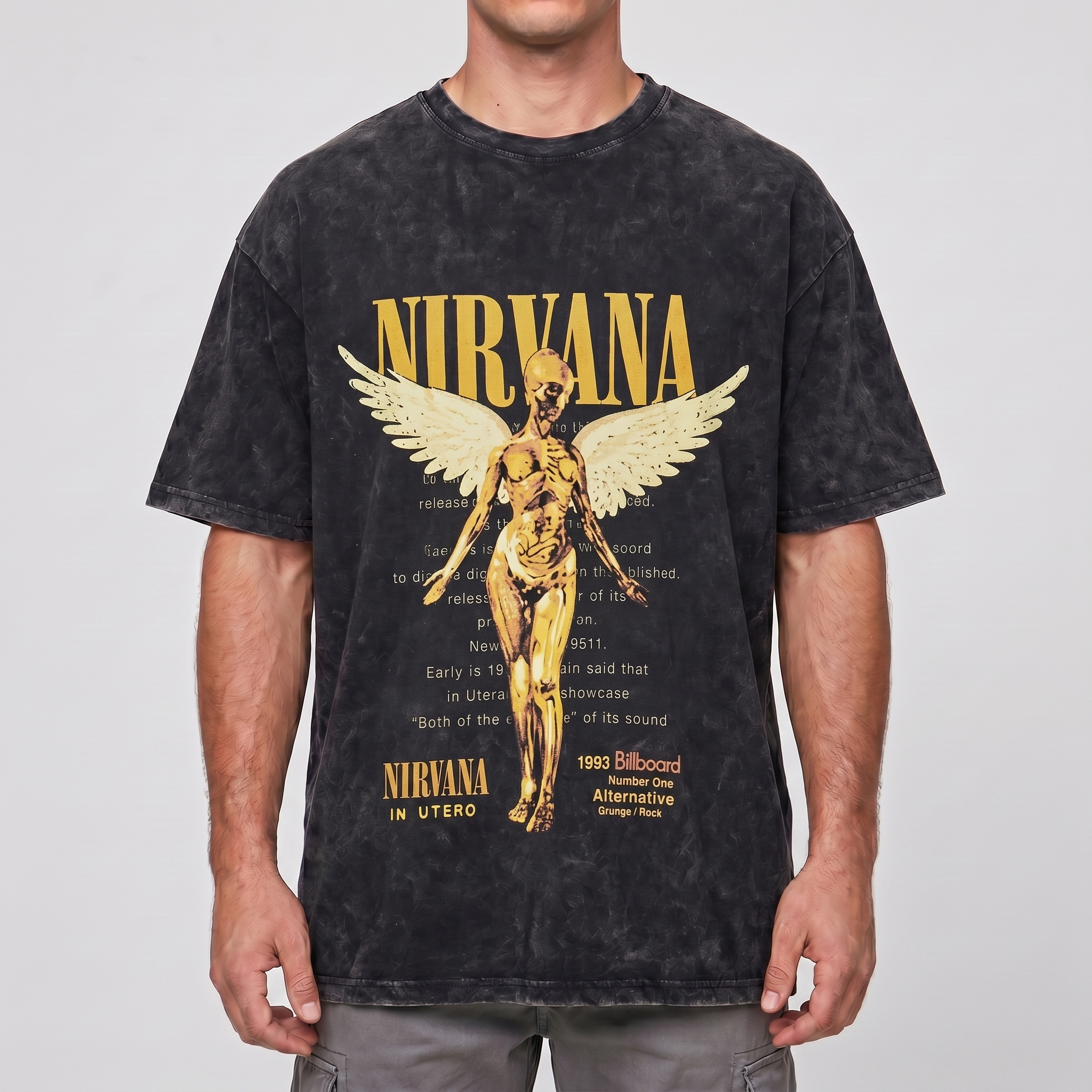 Nirvana Graphic T-Shirt - Cotton Oversized Tee